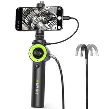 Load image into Gallery viewer, Anykit 360° 4 Ways Articulating Borescope, Industrial Endoscope with 0.26 in Articulated Snake Camera, Inspection Camera with 6 Adjustable LED Lights Compatible with Phone and Android - 3.3 FT
