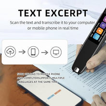 Load image into Gallery viewer, Multipurpose Translation Pen,Language Translator Device,Dyslexia Reading Tools,scan Reader Pen,Voice Translator,traductor de voz instantaneo 2024
