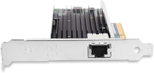 Load image into Gallery viewer, 10Gb PCI-E NIC Network Card for Intel X540-T1,100MbE/1GbE/10GbE Copper Single RJ45 Port, with Intel X540 Chip,10GbE PCI Express 2.1 X8 Ethernet Adapter Support Windows/Linux/VMware
