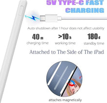 Load image into Gallery viewer, Stylus Pen for iPad 9th&amp;10th Generation Palm Rejection with Pen Case Magnetic Stylus for Apple Pencil,Pen for Apple iPad Compatible with (2018-2023) iPad Pro 11&amp;12.9 inch, ipad 9th Gen
