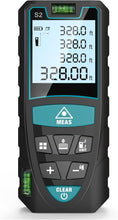 Load image into Gallery viewer, Laser Measure,RockSeed 328 Feet Digital Laser Distance Meter with 2 Bubble Levels,M/in/Ft Unit Switching Backlit LCD and Pythagorean Mode, Measure Distance, Area and Volume (328 Feet)
