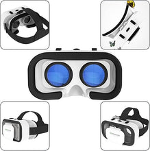 Load image into Gallery viewer, 3D VR Glasses Virtual Reality Headset for iPhone or Android Compatible 4.7-6.5 inch,Adjustable Virtual Reality 3D Glasses Headset Helmets with Controller, for Mobile Games &amp; Movies
