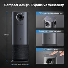 Load image into Gallery viewer, Enther&amp;MAXHUB 360-Degree Smart Video Conference Camera, All-in-One Conference Room Webcam, Video Conferencing System with Microphone and Speaker for Meeting, Auto Speaker Focus &amp; Precise Angle Adjust
