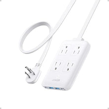 Load image into Gallery viewer, Anker Charging Station, 20W Max 8-in-1 USB-C Power Strip for iPhone 15/14 and MacBook Air/Pro, 5 ft Thin Cord with 4 AC, 2 USB-A, and 2 USB-C Ports, Fast Charging Desktop Charger for Travel, Office
