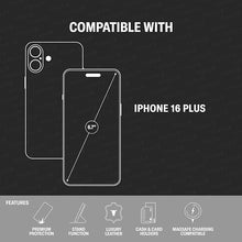Load image into Gallery viewer, TORRO Premium Leather Case Compatible with iPhone 16 Plus 6.7&quot; – Genuine Leather Wallet Flip Folio Case with Kickstand and Card Slots (Compatible with Official MagSafe Chargers) - Black
