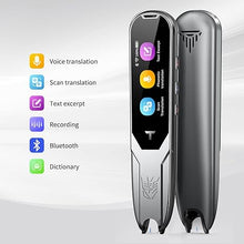 Load image into Gallery viewer, Translator Pen for Dyslexia,Traductor De Voz Instantaneo, Pen Scanner Text to Speech Device, Scan Reading Pen OCR Digital Pen Reader, Wireless Translation Pen Scanner for Students Adults
