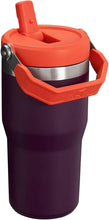 Load image into Gallery viewer, Stanley IceFlow Flip Straw Tumbler with Handle 20 oz | Twist On Lid and Flip Up Straw | Leak Resistant Water Bottle | Insulated Stainless Steel |BPA-Free | Plum
