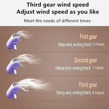 Load image into Gallery viewer, Portable Neck Fan, Handheld Mini Fan Small Personal Fan, Hand Held Fan USB Rechargeable Eyelash Fan for Kids Girls Boys Woman Man Home Outdoor Travel (purple)
