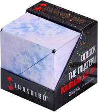 Load image into Gallery viewer, SHASHIBO Shape Shifting Box - Award-Winning, Patented Fidget Cube w/ 36 Rare Earth Magnets - Transforms Into Over 70 Shapes, Download Fun in Motion Toys Mobile App (Holographic - Polar)
