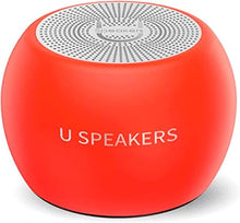 Load image into Gallery viewer, U Boost Speaker | Glow in Dark | Stylish Small Portable Wireless Bluetooth 5.0 | Built-in Mic &amp; Remote Shutter | Perfect Speaker for Parties, Travel! Rich Sound &amp; Big Bass | Glow Coral Red
