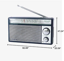 Load image into Gallery viewer, PANASONIC RF-562D AM FM SW Shortwave Transistor Radio - Retro Design (Battery operated)
