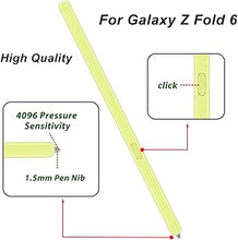 Load image into Gallery viewer, Galaxy Z Fold 6 S Pen Fold Edition for Samsung Galaxy Z Fold6 5G Stylus Pen Fold 6 Slim S-Pen Fold Edition with Replacement Nibs/Tips,EJ-PF946BBEGUS(Green)
