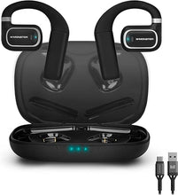 Load image into Gallery viewer, Monster Clarity Air 2.0 Open Ear Wireless Earbuds, Air Conduction, Touch Controls, Built-in Microphone, 28H Playtime, Lightweight Comfortable Fit, Built-in Ear Hooks, Running &amp; Workout Earbuds
