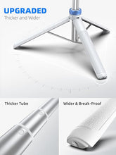 Load image into Gallery viewer, Kaiess 62&quot; Tripod for iPhone, Selfie Stick Tripod &amp; Phone Tripod Stand with Remote, Cell Phone Tripod for iPhone, Extendable Travel Tripod, Compatible with iPhone 15/14/13 Pro Max/Android (White)

