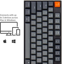 Load image into Gallery viewer, Keychron K10 Wireless Mechanical Gaming Keyboard, Hot-Swappable 104 Keys Full Size Gateron G Pro Brown Switch, White LED Backlight USB-C Wired Bluetooth Professional Office Keyboard for Mac/Windows
