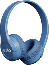 Load image into Gallery viewer, Sudio K1 Kids Wireless Headphones - Safe Volume Limit, Lightweight, Adjustable Fit, Bluetooth 5.0, Long Battery Life, Ideal for Children - Comfortable Over-Ear Design. (Blue)
