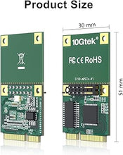 Load image into Gallery viewer, Mini PCIe 1G Gigabit Ethernet Network Card (Intel I210AT), 30-cm Cable Length
