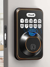 Load image into Gallery viewer, Fingerprint Door Lock, Zowill Keyless Entry Door Lock Keypad Deadbolt with 20 Biometric Fingerprints, 20 User Codes, Auto Lock, Anti-Peeping Password, IP54 Waterproof, Easy Installation Smart Lock
