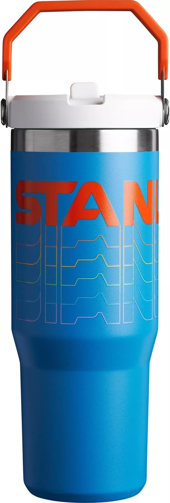 STANLEY Stainless Steel IceFlow Flip Straw Tumbler (Azure Reverb, 30 oz)