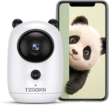 Load image into Gallery viewer, 2K WiFi Camera,2.4GHz,with a Battery Life of 1-5 Months, Pet Camera with Phone App, for Home Security Camera for Dog/ Baby Monitor/Elder Pan Tilt, 2-Way Talk, Human Detection, Motion Tracking, Cloud
