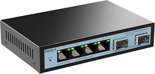 Load image into Gallery viewer, 6 Port 2.5G Easy Web Managed Switch, 4 x 2.5G Base-T Ports, 2 x 10G SFP+, Static Aggregation,QoS/VLAN/IGMP, 2.5Gb Network Homelab Switch
