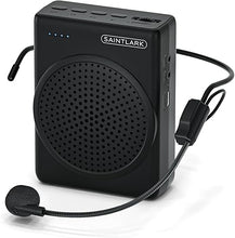 Load image into Gallery viewer, SAINTLARK S22 Voice Amplifier for Teachers?with Wired Portable Microphone and Speaker and Belt Supports MP3 Format Audio for Training,presentations, Guided Tours, Personal Voice Amplifier
