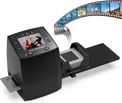 DIGITNOW! 135 Film Negative Scanner High Resolution Slide Viewer,Convert 35mm Film &Slide to Digital JPEG Save into SD Card, with Slide Mounts Feeder No Computer/Software Required