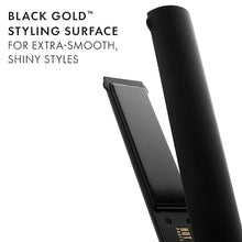 Load image into Gallery viewer, Hot Tools Pro Artist Black Gold Evolve Ionic Salon Hair Flat Iron | Long-Lasting Finish for Straightening Hair, (1-1/4 in), HT7123BG
