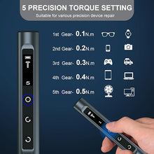 Load image into Gallery viewer, 3.7V Mini Electric Screwdriver Set, 5 Torque Settings 49-in-1 Electric Precision Screwdriver, LED Lights, Pry Bar, Tweezer, Repair Tool Kit for iPhone, Computer, Camera, Laptop, Pc, Watch
