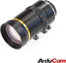 Load image into Gallery viewer, Arducam 8-50mm C-Mount Zoom Lens for IMX477 Raspberry Pi HQ Camera, with C-CS Adapter, Industrial Telescope Lens
