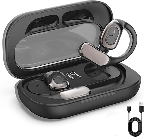 Translation Earbuds Real Time, 3-in-1 Language Translator Earbuds, 138 Languages & Accents Translation Device, Play Music Over-Ear Wireless Translation Headphones for Travel Business