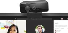 Load image into Gallery viewer, Lenovo HD 1080p Webcam (300 FHD)- Black w/ 95° Wide Angle, 360° Rotation Pan &amp; Tilt, Dual Microphones, Privacy Shutter
