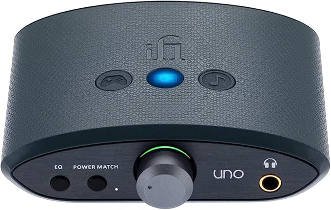 iFi uno - DAC & Headphone AMP - USB-C Input - Improve Lacklustre Audio - Streaming/Gaming/Music Modes Adjust Sound to Suit You - 32-bit/384kHz/DSD256/MQA - Windows/MAC/Smart Device/Active Speakers
