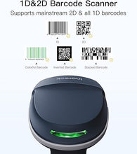 Load image into Gallery viewer, Inateck QR Barcode Scanner, 2D Wireless Barcode Scanner, 3 in 1 Barcode Reader, Screen Scanning, BCST-54 Blue
