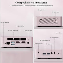 Load image into Gallery viewer, NIMO Mini-PC, 16GB RAM 512GB M.2 SSD Intel 12th Gen N100(Beat i3-1115G4) 4 Cores Desktop Mini PC, Support Upgrade Desktop PC Windows 11 Triple 4K HDMI USB3.2 BT5.2 WiFi 6 Students-Business Home Office
