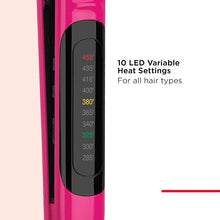 Load image into Gallery viewer, Revlon Smooth Brilliance Ceramic Hair Flat Iron | Smooth Glide and Ultra-Sleek Sylas, (1 in)
