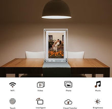 Load image into Gallery viewer, 10.1 inch WiFi Digital Picture Frame, Smart Electronic Photo Frame 1280x800 HD IPS Touchscreen, 32GB Memory, Auto-Rotate, Instant Photo/Video Sharing Anywhere Frameo APP
