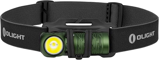 OLIGHT Perun 2 Mini Headlamp 1100 Lumens LED Head Flashlight, Rechargeable Headlight with Red Light Option, Great for Working, Hiking, Camping and Climbing (OD Green Cool Whtie Light: 5700~6700K)