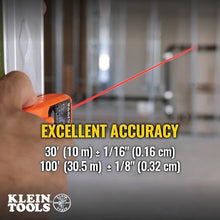 Load image into Gallery viewer, Klein Tools 93LDM100C Compact Laser Distance Measure, 100 Feet, Measures in Feet, Inches, Meters
