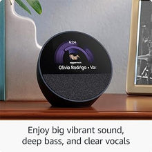 Load image into Gallery viewer, All-new Amazon Echo Spot (newest model), Smart alarm clock with vibrant sound + Alexa, Glacier White
