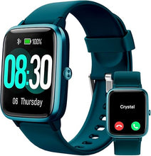 Load image into Gallery viewer, GRV Smart Watch for iOS and Android Phones (Answer/Make Calls), Watches for Men Women IP68 Waterproof Smartwatch Fitness Tracker Watch with Heart Rate/Sleep Monitor Steps Calories Counter (Gem Green)
