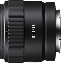 Load image into Gallery viewer, Sony E 11mm F1.8 APS-C Ultra-Wide-Angle Prime for APS-C Cameras
