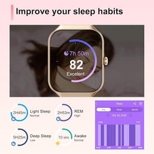 Load image into Gallery viewer, Smart Watch for Women Answer/Make Calls, 1.96&quot; HD Fitness Watch with Heart Rate Monitor Sleep Monitor, 113 Sports Activity Trackers with Step Counter, IP68 Waterproof, Smartwatch for Android/iOS, Rose
