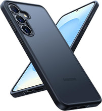 Load image into Gallery viewer, TORRAS Guardian Shockproof for Samsung Galaxy S25 Case, [12FT Military Grade Drop] Thin &amp; Soft Touch for Samsung S25 Case, Translucent Matte Protective Slim Case for Samsung S25, Black
