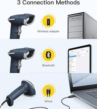 Load image into Gallery viewer, Inateck QR Code Scanner, 2D Wireless Barcode Scanner, 3 in 1 Barcode Reader, Screen Scanning, BCST-55
