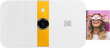 Load image into Gallery viewer, KODAK Smile Instant Print Digital Camera – Slide-Open 10MP Camera w/2x3 ZINK Printer (White/ Yellow)
