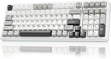Load image into Gallery viewer, AULA F99 Wireless Mechanical Keyboard,Tri-Mode BT5.0/2.4GHz/USB-C Hot Swappable Custom Keyboard,Pre-lubed Linear Switches,Gasket Structure,RGB Backlit Gaming Keyboard for PC/Tablet/PS/Xbox
