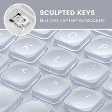 Load image into Gallery viewer, Perixx PERIBOARD-332MW Wired Backlit Scissor Keyboard - Compatible with Mac OS X and iOS Device - Mini 11.22x4.57x0.83 Inches - Scissor Keys with Big Font - White Backlit
