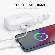 Load image into Gallery viewer, Tribit Wireless Earbuds, 110H Playtime Bluetooth 5.3 IPX8 Waterproof Call Noise Reduction Bluetooth Earbuds Headphones with Mic Earphone in-Ear Wireless Earphones, Flybuds 3SC White
