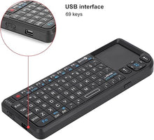 Load image into Gallery viewer, 2.4G Pocket Mini Keyboard Mini USB Keyboard with Touchpad Mouse for Windows 2000 / XP/Vista / 7 / OS 10.x
